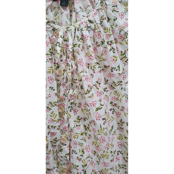 J Crew $98 Tie-Sleeve Button-Front Cotton Poplin Top in Meadow Floral Si… - Picture 7 of 12